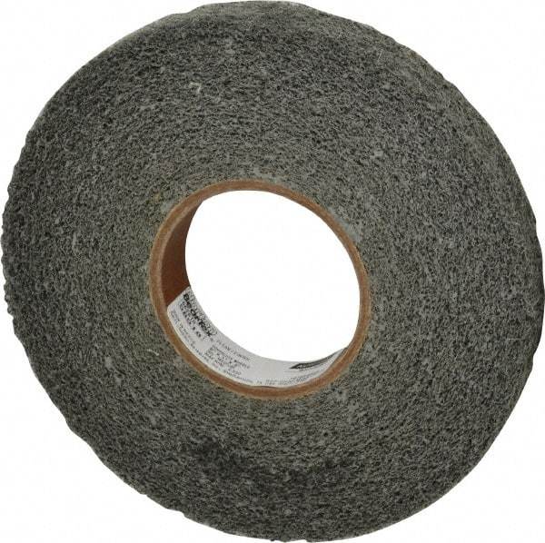 Norton - 8" Diam, 1" Face Width, 3" Center Hole, Medium Grade, Silicon Carbide Deburring Wheel - Convolute, Medium Density 4 Grade, 2,500 RPM - Eagle Tool & Supply