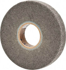 Norton - 6" Diam 360 Grit Silicon Carbide Unmounted Flap Wheel - 2" Hole, 1" Wide, Density 5, Nonwoven, Grade Very Fine, 3,000 Max RPM - Eagle Tool & Supply