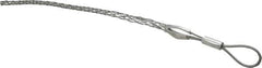 Woodhead Electrical - Flexible Eye, Closed Mesh, Steel Wire Pulling Grip - 12-3/4" Mesh, 1/2 to 0.61" Cable Diam - Eagle Tool & Supply