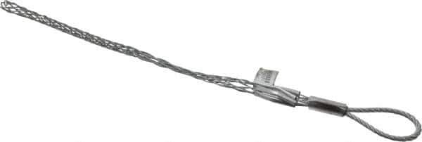 Woodhead Electrical - Flexible Eye, Closed Mesh, Steel Wire Pulling Grip - 14-3/4" Mesh, 3/4 to 0.99" Cable Diam - Eagle Tool & Supply