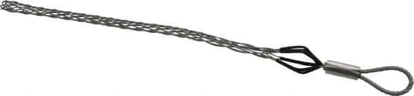 Woodhead Electrical - Flexible Eye, Closed Mesh, Steel Wire Pulling Grip - 10" Mesh, 3/4 to 0.99" Cable Diam - Eagle Tool & Supply