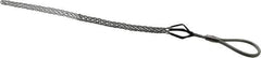 Woodhead Electrical - Flexible Eye, Closed Mesh, Steel Wire Pulling Grip - 12" Mesh, 0.37 to 0.49" Cable Diam - Eagle Tool & Supply