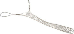 Woodhead Electrical - Double Eye, Closed Mesh, Bronze Wire Pulling Grip - 22" Mesh, 2 to 2.49" Cable Diam - Eagle Tool & Supply