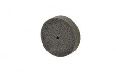 Norton - 3" Diam, 3/4" Face Width, 1/4" Center Hole, Fine Grade, Silicon Carbide Deburring Wheel - Unitized, Medium Density 4 Grade, 8,000 RPM - Eagle Tool & Supply