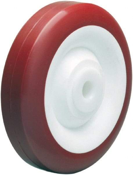 Hamilton - 5 Inch Diameter x 1-3/8 Inch Wide, Polyurethane on Polypropylene Caster Wheel - 450 Lb. Capacity, 1-9/16 Inch Hub Length, 1/2 Inch Axle Diameter, Stainless Steel Ball Bearing - Eagle Tool & Supply