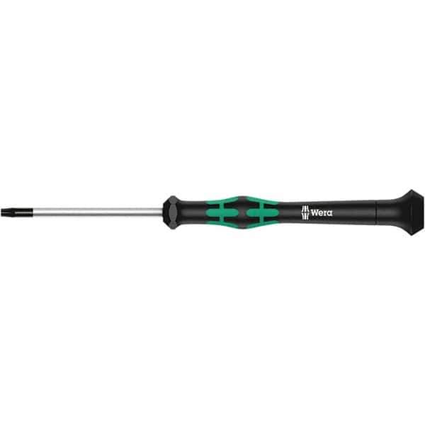 Wera - T2 Torx Driver - 1-37/64" Blade Length, 137mm OAL, Ergonomic Handle - Eagle Tool & Supply