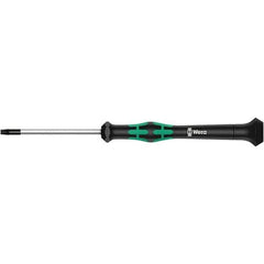 Wera - T2 Torx Driver - 1-37/64" Blade Length, 137mm OAL, Ergonomic Handle - Eagle Tool & Supply