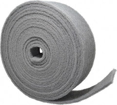 Norton - 30' Long x 4" Wide Nonwoven Roll - Very Fine Grade, Gray, Silicon Carbide - Eagle Tool & Supply