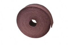 Norton - 30' Long x 4" Wide Nonwoven Roll - Very Fine Grade, Purple, Aluminum Oxide - Eagle Tool & Supply