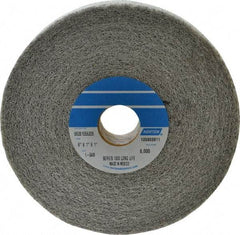 Norton - 6" Diam, 1" Face Width, 1" Center Hole, Medium Grade, Aluminum Oxide Deburring Wheel - Convolute, Medium Density 6 Grade, 4,500 RPM - Eagle Tool & Supply