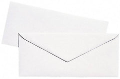UNIVERSAL - 9-1/2" Long x 4-1/8" Wide Gummed Flap Plain White Envelope with Window - 24 Lb Paper Weight - Eagle Tool & Supply