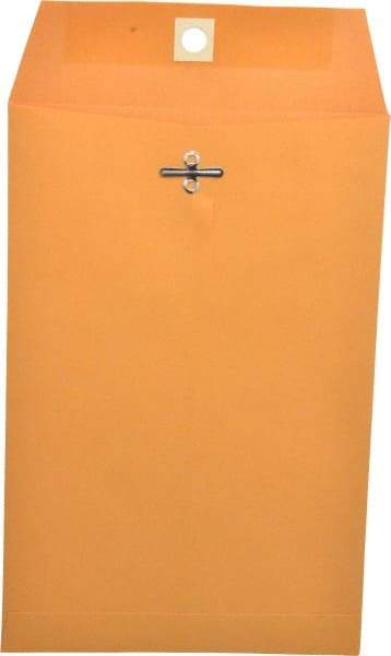 UNIVERSAL - 9" Long x 6" Wide Clasp with Gummed Flap Kraft Envelope - 28 Lb Paper Weight - Eagle Tool & Supply