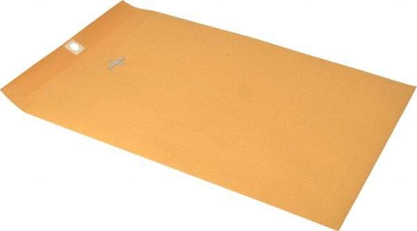 UNIVERSAL - 12" Long x 9" Wide Clasp with Gummed Flap Kraft Envelope - 28 Lb Paper Weight - Eagle Tool & Supply