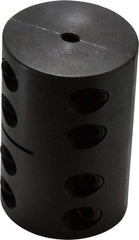 Climax Metal Products - 1/4" Inside x 1-3/4" Outside Diam, Machinable Rigid Coupling - No Keyway - 2-5/8" Long - Eagle Tool & Supply