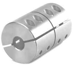 Climax Metal Products - 1" Inside x 3-1/4" Outside Diam, Machinable Rigid Coupling - No Keyway - 4-7/8" Long - Eagle Tool & Supply
