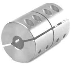 Climax Metal Products - 1/4" Inside x 1-3/4" Outside Diam, Machinable Rigid Coupling - No Keyway - 2-5/8" Long - Eagle Tool & Supply