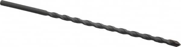 Relton - 1/4" Diam, Straight Shank, Carbide-Tipped Rotary & Hammer Drill Bit - Eagle Tool & Supply