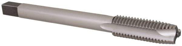 Reiff & Nestor - 5/8-11 UNC 3 Flute H3 Bright Finish High Speed Steel Spiral Point Extension Tap - Plug Chamfer, 6" OAL, 3B Class of Fit - Eagle Tool & Supply