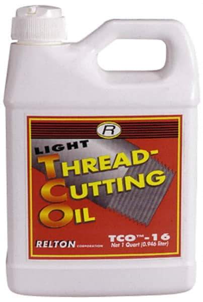 Relton - TCO-14, 55 Gal Drum Tapping Fluid - Straight Oil, For Thread Smoothing - Eagle Tool & Supply