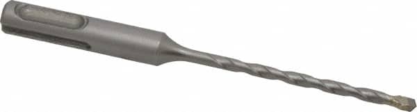 Relton - 5/32" Diam, SDS-Plus Shank, Carbide-Tipped Rotary & Hammer Drill Bit - Eagle Tool & Supply