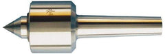 Riten - MT4 Taper Shank, 3-1/16" Head Diam Carbide Tipped Live Center - 5,000 Max RPM, 2-25/32" Head Length, 1-3/8" Point Diam, 1-13/16" Point Len, 1,000 Lb Max Workpc, 7/8" Tip Diam, Standard Point - Eagle Tool & Supply