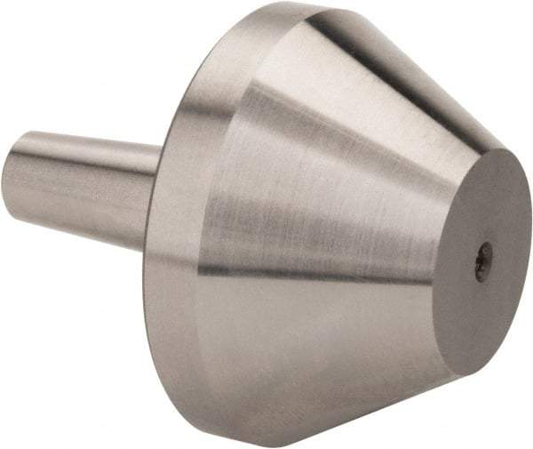 Riten - 2MT & 3MT Taper, 7/8 to 1-3/4" Point Diam, Hardened Tool Steel Lathe Bull Nose Point - 1-3/16" OAL - Eagle Tool & Supply