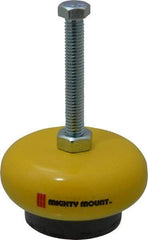Gibraltar - 3/8-16 Bolt Thread, 1-1/2" High Leveling Mount - 300 Max Lb Capacity, 3" Base Diam - Eagle Tool & Supply