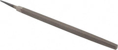 Value Collection - 14" Long, Second Cut, Square American-Pattern File - Double Cut, Tang - Eagle Tool & Supply