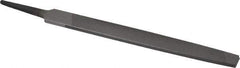 Value Collection - 6" Long, Smooth Cut, Mill American-Pattern File - Single Cut, 7/64" Overall Thickness, Tang - Eagle Tool & Supply