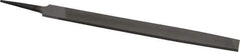 Value Collection - 10" Long, Smooth Cut, Mill American-Pattern File - Single Cut, 11/64" Overall Thickness, Tang - Eagle Tool & Supply