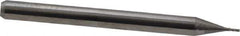Kyocera - 0.02", 0.06" LOC, 1/8" Shank Diam, 1-1/2" OAL, 4 Flute, Solid Carbide Square End Mill - Single End, Uncoated, Spiral Flute, 30° Helix, Centercutting, Right Hand Cut, Right Hand Flute, Series 1810 - Eagle Tool & Supply