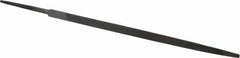 Value Collection - 6" Long, Taper American-Pattern File - Single Cut, Tang - Eagle Tool & Supply