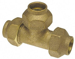 NIBCO - 1/2" Cast Copper Pipe Flared Tee - FL x FL x FL - Eagle Tool & Supply