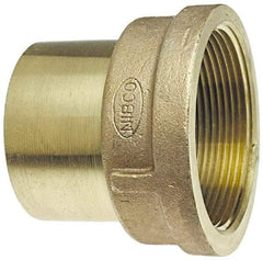 NIBCO - 2-1/2" Cast Copper Pipe Adapter - FTG x F, Pressure Fitting - Eagle Tool & Supply
