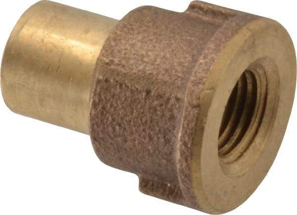 NIBCO - 1/2 x 1/4" Cast Copper Pipe Adapter - FTG x F, Pressure Fitting - Eagle Tool & Supply