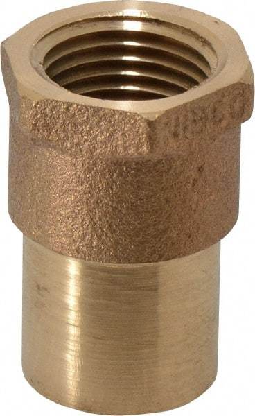 NIBCO - 3/4 x 1/2" Cast Copper Pipe Adapter - FTG x F, Pressure Fitting - Eagle Tool & Supply