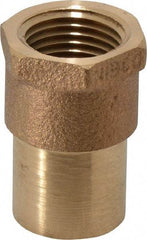 NIBCO - 3/4 x 1/2" Cast Copper Pipe Adapter - FTG x F, Pressure Fitting - Eagle Tool & Supply