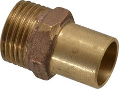 NIBCO - 3/4 x 1/2" Cast Copper Pipe Hose Adapter - Ftg x Hose, Pressure Fitting - Eagle Tool & Supply