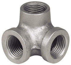 B&K Mueller - Class 150, 3/4" Galvanized Pipe Side Outlet Elbow - Threaded, Malleable Iron - Eagle Tool & Supply