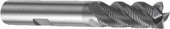 Sandvik Coromant - 8mm, 19mm LOC, 8mm Shank Diam, 63mm OAL, 4 Flute, Solid Carbide Square End Mill - Single End, TiAlN Finish, Spiral Flute, 40° Helix, Centercutting, Right Hand Cut, Right Hand Flute, Series CoroMill Plura - Eagle Tool & Supply