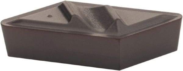 Kennametal - NPGR52, KCU25 Grade Carbide Profiling Insert - AlTiN Finish, 55° Incl Angle, Parallelogram, 0.4566" Side Length, 1/8" Thick, 1/32" Corner Radius - Eagle Tool & Supply