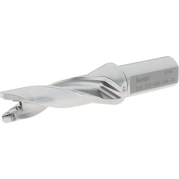 Iscar - 22mm to 22.9mm Diam, 3xD, 66mm Max Depth, 25mm Shank Diam, 156.8mm OAL, Replaceable-Tip Drill - FCP, ICK, ICK-2M, ICM, ICN, ICP, iCP-2M Insert, 22 Seat Size, 70640255 Toolholder, Series SumoCham - Eagle Tool & Supply