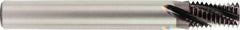 OSG - 1/8-27 NPT, 0.284" Cutting Diam, 3 Flute, Solid Carbide Helical Flute Thread Mill - Internal Thread, 0.426" LOC, 3" OAL, 5/16" Shank Diam - Eagle Tool & Supply