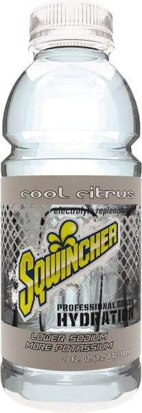 Sqwincher - 20 oz Bottle Cool Citrus Activity Drink - Ready-to-Drink - Eagle Tool & Supply