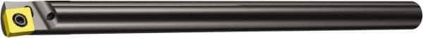 Sandvik Coromant - 16mm Min Bore Diam, 180mm OAL, 12mm Shank Diam, E..SCLCR/L -R Indexable Boring Bar - CCMT 2(1.5)1, CCMT 06 02 04 Insert, Screw or Clamp Holding Method - Eagle Tool & Supply