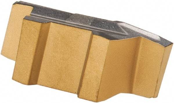 Iscar - 100000GIP X Grade IC830, 1.04mm Cutting Width Carbide Grooving Insert - 2mm Max Depth of Cut, Right Hand, TiAlN Finish - Eagle Tool & Supply