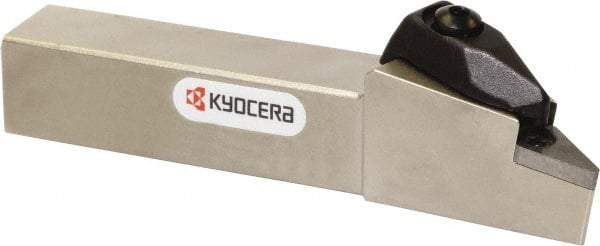 Kyocera - DVJN, Right Hand Cut, 93° Lead Angle, 3/4" Shank Height x 3/4" Shank Width, Negative Rake Indexable Turning Toolholder - 4-1/2" OAL, VN.. 33 Insert Compatibility, Series DVJN - Eagle Tool & Supply