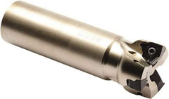 Seco - 20mm Cut Diam, 4mm Max Depth of Cut, 20mm Shank Diam, 90mm OAL, Indexable Square Shoulder End Mill - XNEX 04 Inserts, Weldon Shank, 90° Lead Angle, Through Coolant, Series Square 6 - Eagle Tool & Supply