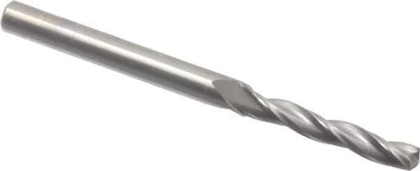 Accupro - #21 150° Solid Carbide Jobber Drill - Bright Finish, Spiral Flute, 2-1/2" OAL, Standard Point - Eagle Tool & Supply