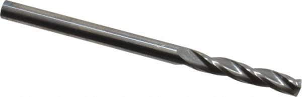 Accupro - 5/32" 150° Solid Carbide Jobber Drill - Bright Finish, Spiral Flute, 2-1/2" OAL, Standard Point - Eagle Tool & Supply